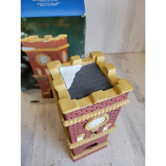 Heartland valley porcelain clock Tower vintage Village accessory Xmas - Picture 6 of 8